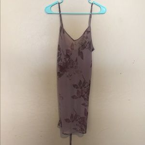 CK Sheer Floral Dress